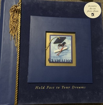 12'' x 12'' Hold Fast to Your Dreams Graduation Die Cut Photo Album New