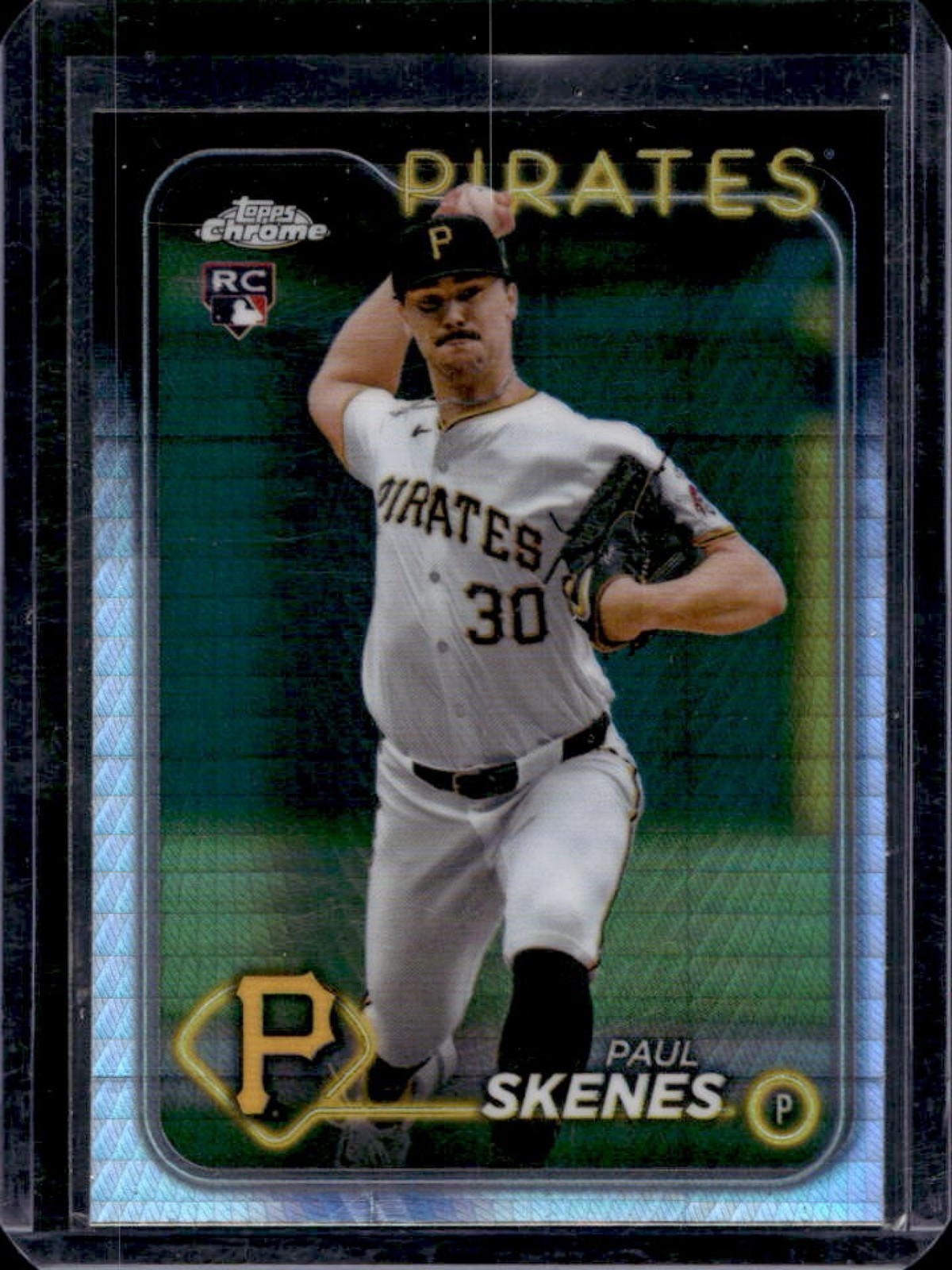2024 Topps Chrome Update Paul Skenes RC Prism Refractor Rookie #USC88 Pirates