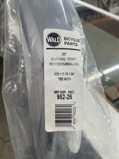 New Pair of Wald Chrome Bike Fenders No. 952-26 26" Middleweight Complete