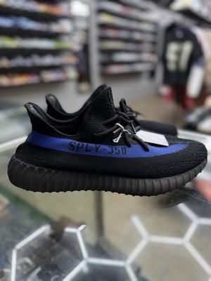 adidas Yeezy Boost 350 V2 Dazzling Blue Black Low Top Sneakers GY7164 Size 11.5