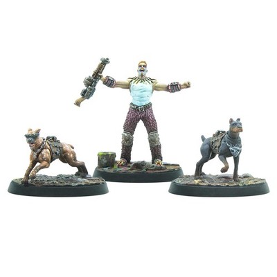 Modiphius: Fallout: Wasteland Warfare: Raiders Pack Top Dogs - 3 Fig (US IMPORT)