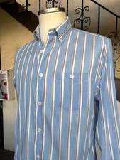 148 TODD SNYDER Summerweight Striped Cotton Button-Down Collar Shirt EUC/sz S