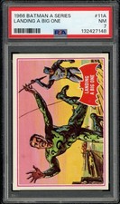 1966 Topps Batman A Series Red Bat Trading Cards 12