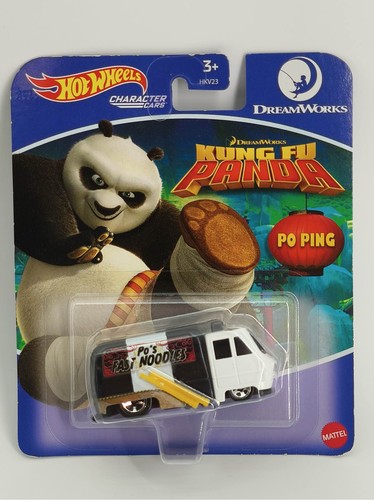Hot Wheels Kung Fu Panda Po Ping Character Car DreamWorks Diecast 2022 Red