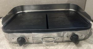 🔥 All-Clad Indoor Electric Grill 1800W 19x12 Nonstick Works Great READ