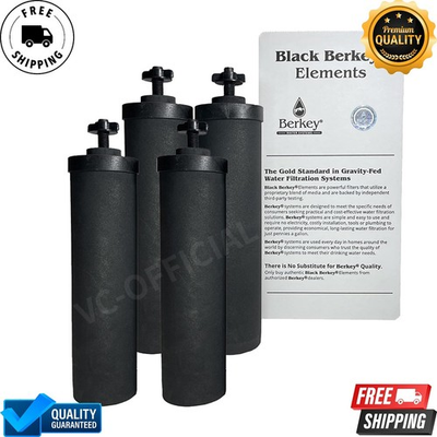 #ad BB9 2 Black Berkey Water Filter Replacement Elements 4 Pack $68.98
