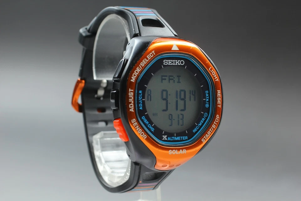 [N NEUWERTIG] SEIKO Alpinist S822-00A0 Digital Solar Herren Quarzuhr aus JAPAN - Bild 4 von 4