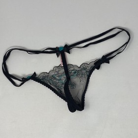 Agent Provocateur Callie Black Thong AP4 Large New