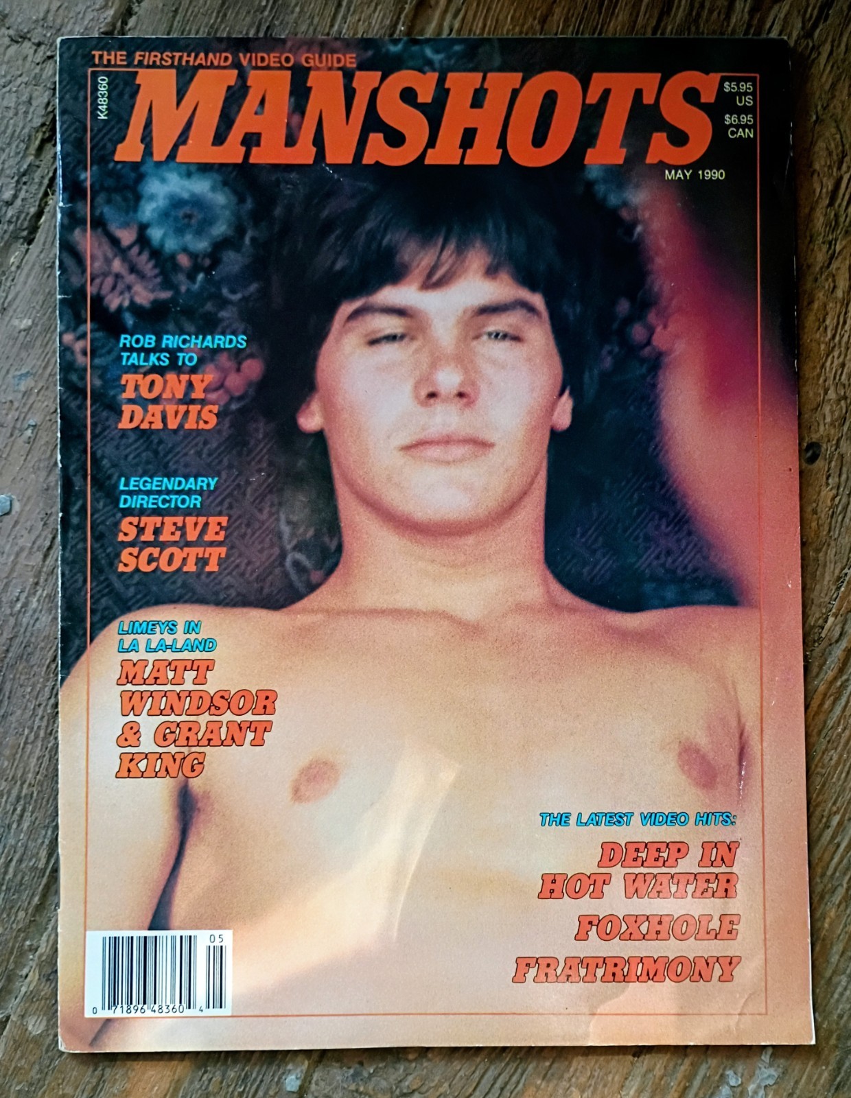 MANSH0TS: The Firsthand Video Guide ~ Gay Magazine ~ May 1990 ~ Vintage ~ M0339