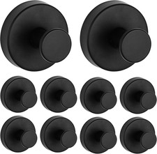 10 Pack Suction Cup Hooks for Shower, Suction Cup Towel Hooks for Bathrooms, Adh
