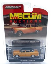 Greenlight 1/64 Scale 37190-F - 1972 Checker Marathon - Met. Orange