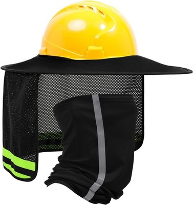 Sombrilla Para Casco De Trabajo Sombra Contra Sol Para Cascos De Construccion 