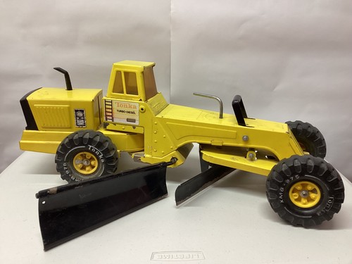 Chargeur frontal jaune pour camion jouet bulldozer Tonka 952 en métal moulé sous pression - France