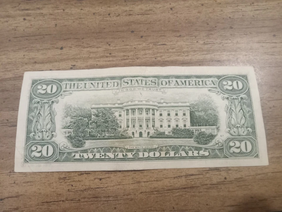 1993 $20 Federal Reserve Note - Image 2 of 4