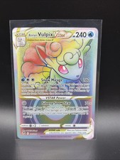 Alolan Vulpix VSTAR 197/195 Rainbow Rare Silver Tempest Pokemon Holo Near Mint on eBay