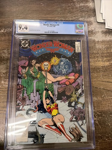 Wonder Woman #19 8/88 DC Comics Clean Copy CGC 9.4 White Pages