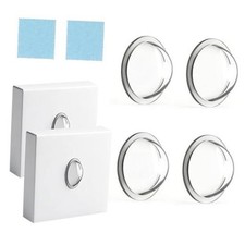 4 PCS Car Camera Lens Protector,Car Backup Camera Protective Sticker,Clear