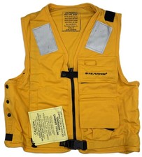  READ DESCRIPTION Stearns MARK-1 Life Preserver Vest - Yellow, Small Vest Only 