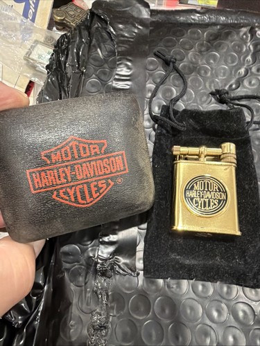HARLEY DAVIDSON RARE VINTAGE WWII BRASS TRENCH Not Zippo LIGHTER H. D.