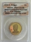 2016-S PF70 DCAM RONALD REAGAN DOLLAR COIN, First Release — photo 5