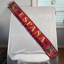 España Spain Red Flag Scarf National Team Football Scarf World Cup Soccer