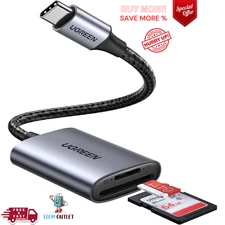 UGREEN USB C SD Card Reader, 2-in-1 Micro SD Memory Card Reader for TF SD Micro