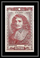 France N°616 Colbert ministre de Louis XIV 1944 Non dentelé ** MNH (Imperf)