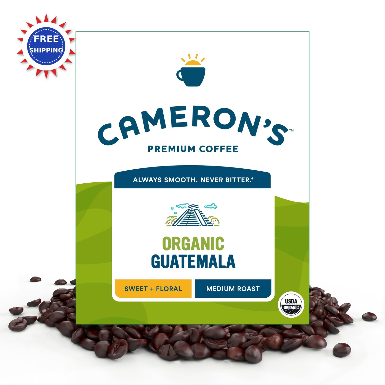 Coffee Whole Bean Organic Guatemala Cameron s 4 Pound Camero