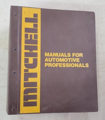 Mitchell 1982-1985 Emission Control Service & Repair Domestic Cars Vol 3