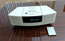 Bose Wave Radio AM/FM/CD AWRC-1P w Remote White Works Great