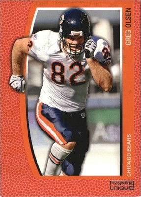 2009 Topps Unique Red #9 Greg Olsen /799 - FB