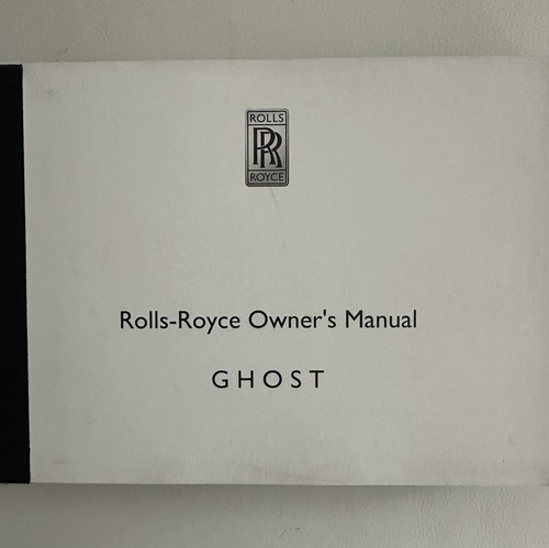 2012 ROLLS ROYCE GHOST OWNERS MANUAL OEM Mint - Bild 2 von 2