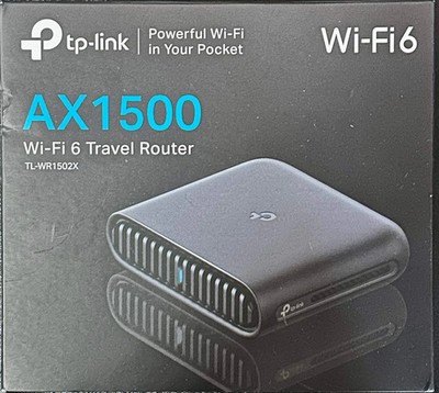 TP-Link TL-WR1502X AX1500 WiFi 6 Travel Router   Portable Dual-Band Wireless Hot