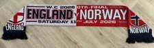 &lsquo;England v Norway World Cup 2026 Quarter Final Match Scarf