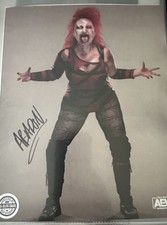 ⚡ Autographed 8x10 Abadon – All Elite Crate Certified! 🖤