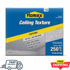 Homax 13 lb. Dry Mix Popcorn Ceiling Texture, Great for repairs, remodels