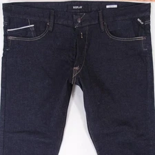 Mens Replay M983 WAITOM Stretch Slim Straight Blue Jeans W38 L32