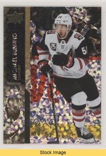 2021-22 Upper Deck Series 1 Speckled Rainbow Foil Michael Bunting #7 READ 0vd8