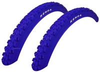 2X Kenda MTB Reifen K-829 26 X 1.95 50-559 Offroad Tire Blau Fahrrad Mantel