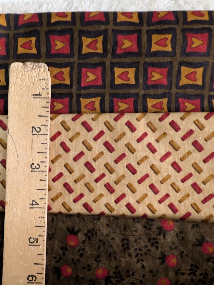 Moda Sandy Gervais Friendly Folk Cotton Quilt Fabric 5 Yds Plus 6 Half Yd Pieces - Image 2 of 4