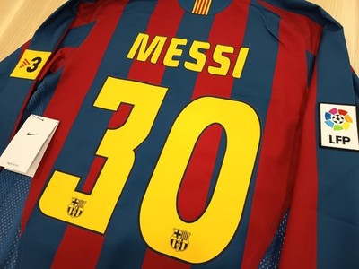 NIKE FC Barcelona MESSI 30 ユニフォーム Nike FC BARCELONA 05/06 REISSUE HOME (M Size)- MESSI 30 - HQ1461