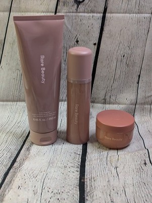 Rare Beauty Find Comfort Body Cream 2.53 Oz Body Hair Mist 3.38 Oz Bodywash 8.45
