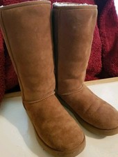 UGG Classic Tall Chestnut Water-resistant Suede Boots Size US 9 Womens