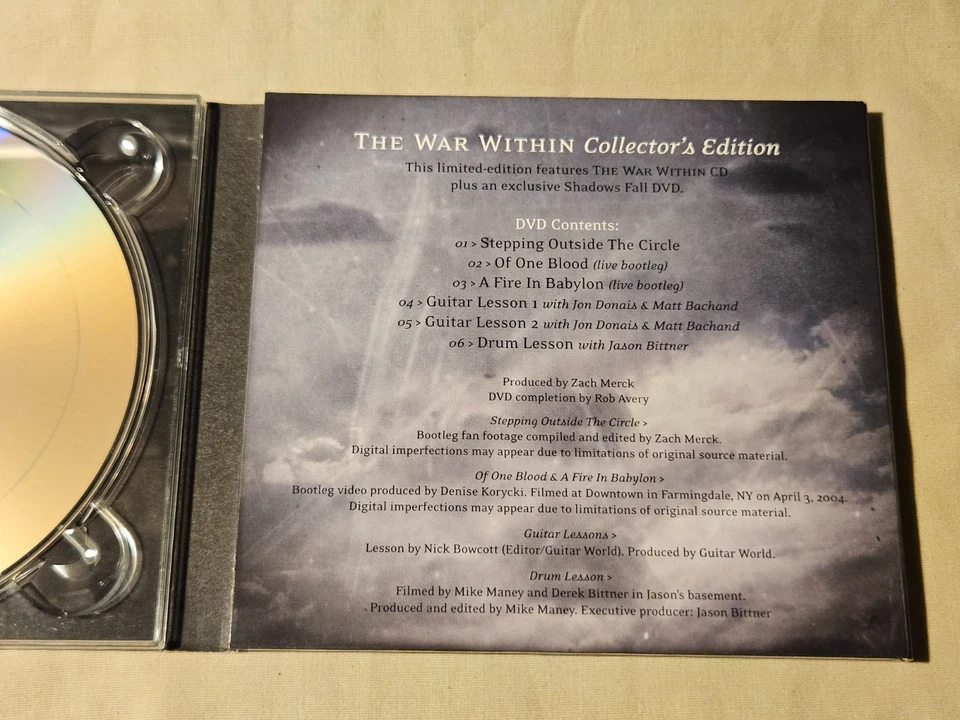 Shadows Fall-The War Within-1 CD and 1 DVD-Music-CDs - Image 4 of 4