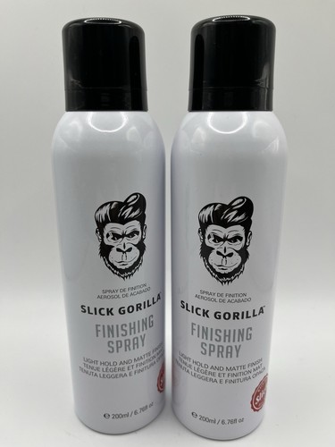 2 x Slick Gorilla Finishing Spray - leichter Halt und mattes Finish 200ml Neu