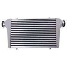 Front Mount Aluminum Universal Intercooler 2.5 Inlet Outlet Ports Fit Front Mount Aluminum Universal Intercooler 2.5 Inlet Outlet Ports Fit