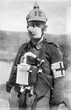 WWI German Gas Mask Poster