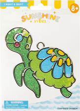 Colorbok Sunshine Vibes Makit Bakit Suncatcher Kit-Turtle