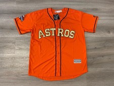 NWT Houston Astros CORREA #1 World Series 2017 Champions Orange Jersey Sz 2XL