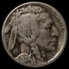 1924 s 5C Buffalo Nickel Circulated Coin
